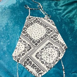 Bandana Wraparound Top